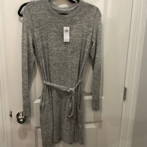 Abercrombie nwt women’s classic sweater dress Nwt grey large